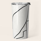 Abstract line art 2 Travel Mug Gallery Image 2