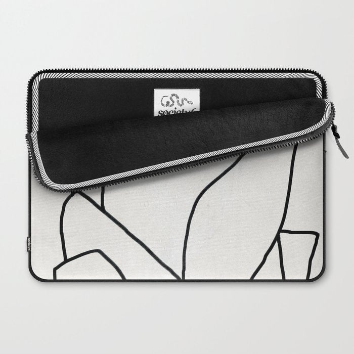 Abstract line art 2 Laptop Sleeve Gallery Image 2
