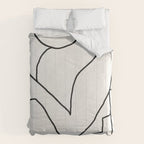 Abstract line art 2 Comforter Gallery Image 6
