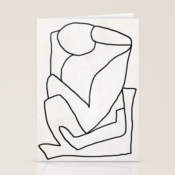 Abstract line art 2 Stationery Card Gallery Image 1