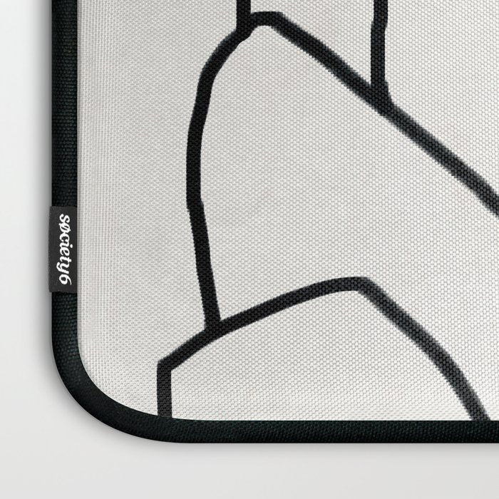 Abstract line art 2 Laptop Sleeve Gallery Image 3