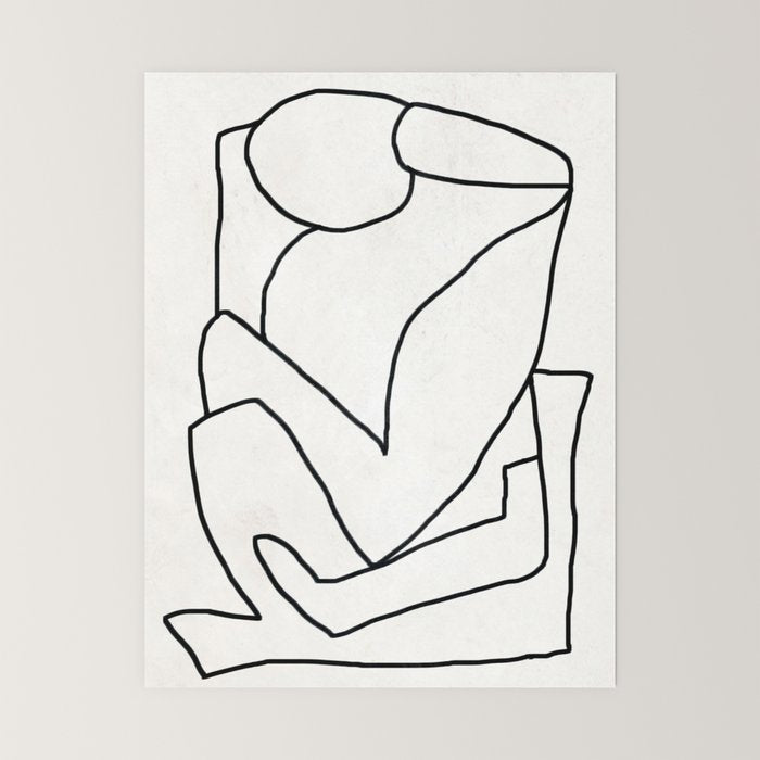 Abstract line art 2 Mini Art Print Gallery Image 6