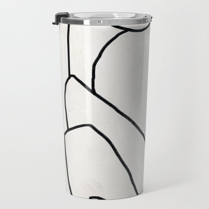 Abstract line art 2 Travel Mug Gallery Image 3