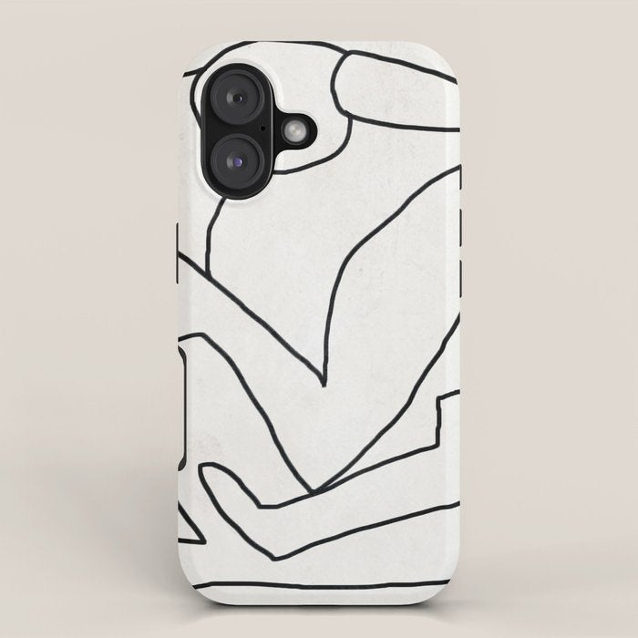 Abstract line art 2 iPhone Case Gallery Image 1