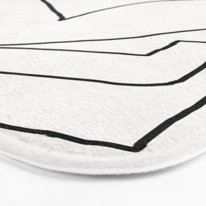 Abstract line art 2 Bath Mat Gallery Image 3
