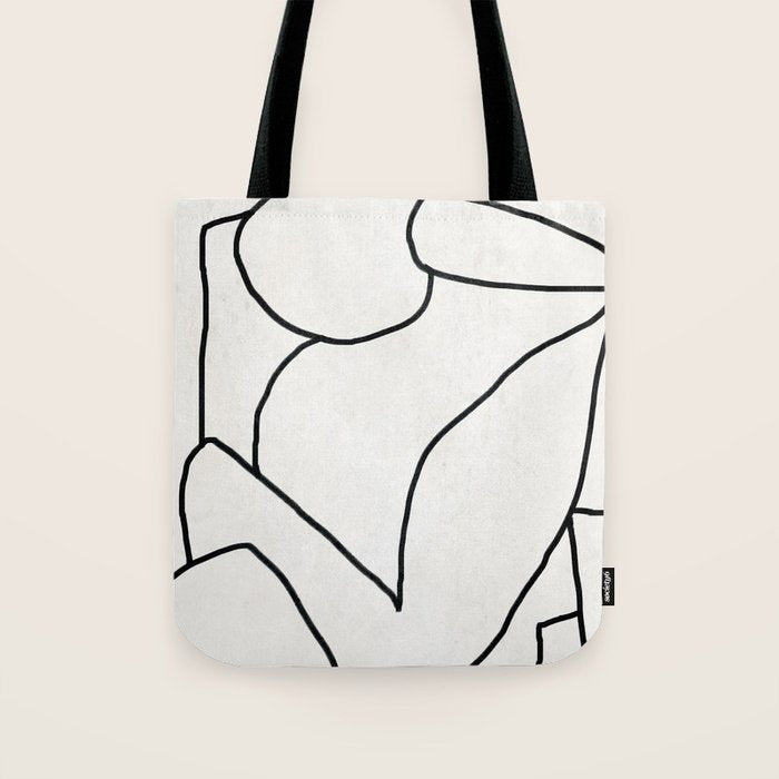 Abstract line art 2 Tote Bag Gallery Image 1