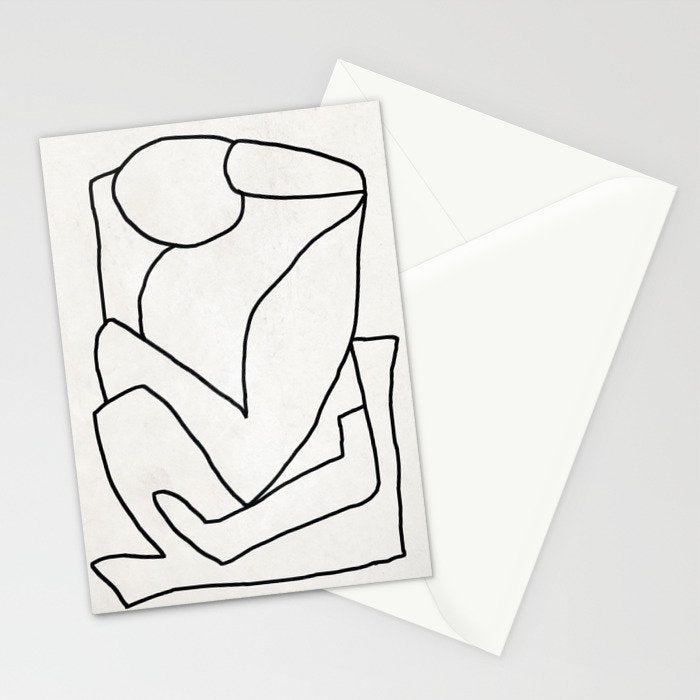 Abstract line art 2 Stationery Card Gallery Image 2