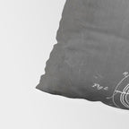 American Football Patent - Football Art - Black Chalkboard Pillow Sham Gallery Image 4