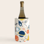 Space Planets Astronaut Pattern Wine Chiller Gallery Image 1