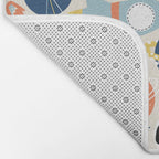 Space Planets Astronaut Pattern Bath Mat Gallery Image 2