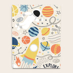 Space Planets Astronaut Pattern Notebook Gallery Image 4