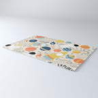 Space Planets Astronaut Pattern Rug Gallery Image 3