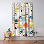 Space Planets Astronaut Pattern Window Curtain Gallery Image 5