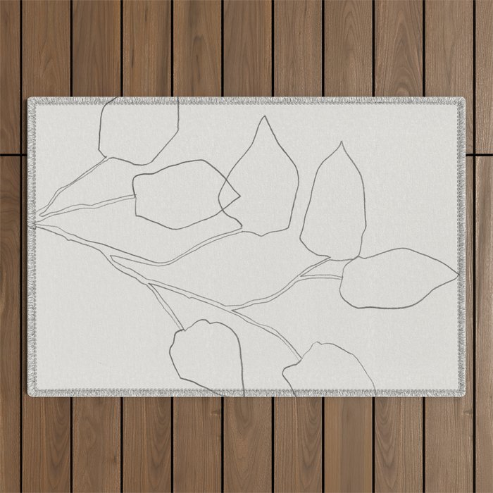 Floral Study no. 5 Outdoor Rug Gallery Image 1