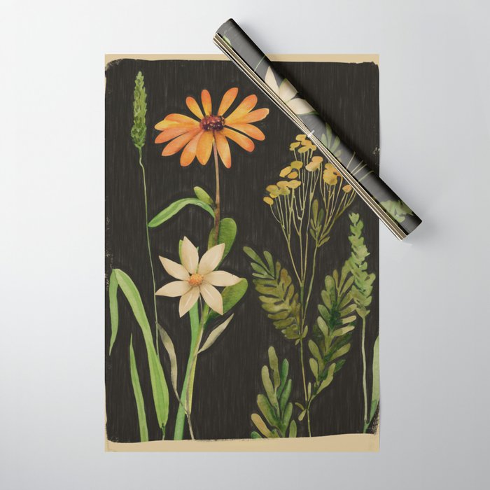 Garden Flowers 3 Wrapping Paper Gallery Image 1