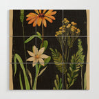 Garden Flowers 3 Wood Wall Art Gallery Image 1
