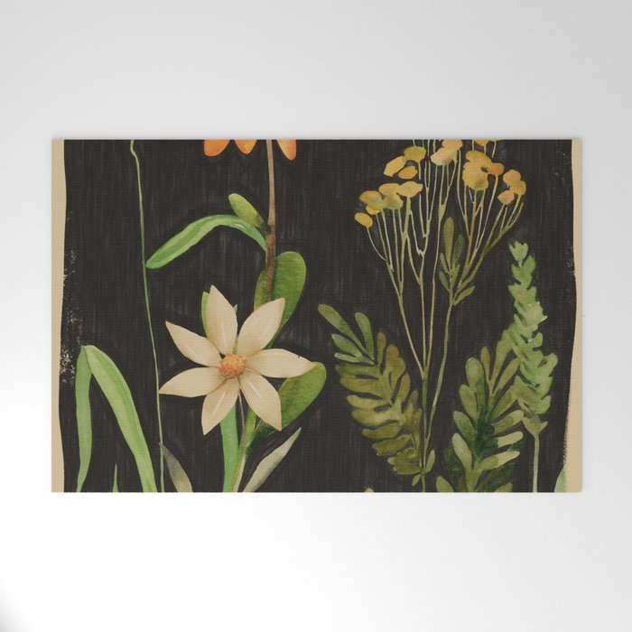 Garden Flowers 3 Welcome Mat Gallery Image 1