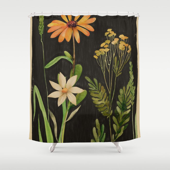 Garden Flowers 3 Shower Curtain Gallery Image 1