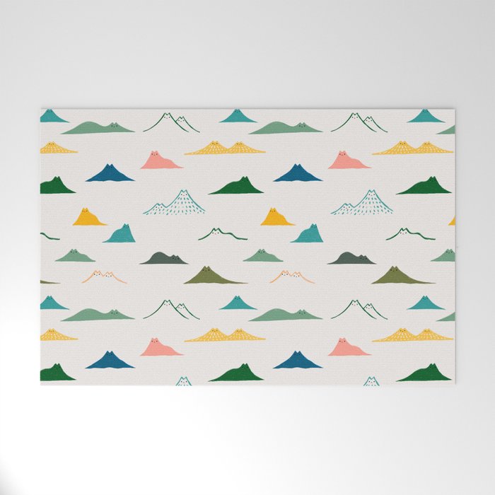 Cat Landscape 140: Meowtain range Welcome Mat Gallery Image 1