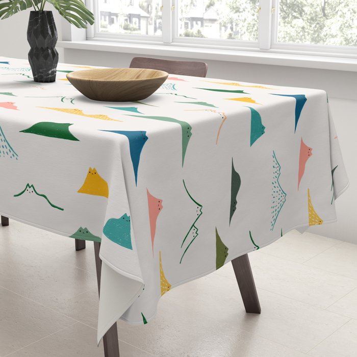 Cat Landscape 140: Meowtain range Tablecloth Gallery Image 3