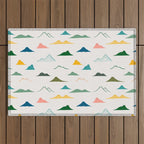 Cat Landscape 140: Meowtain range Outdoor Rug Gallery Image 1