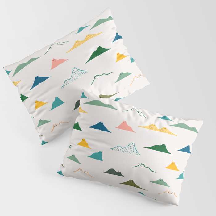 Cat Landscape 140: Meowtain range Pillow Sham Gallery Image 3