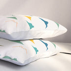 Cat Landscape 140: Meowtain range Pillow Sham Gallery Image 3