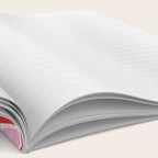 Retro Christmas Triangles | Red & Pink Notebook Gallery Image 2