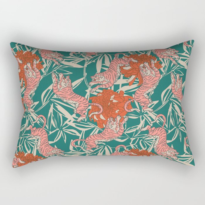 BENGAL KUMA TIGER Rectangular Pillow Gallery Image 1