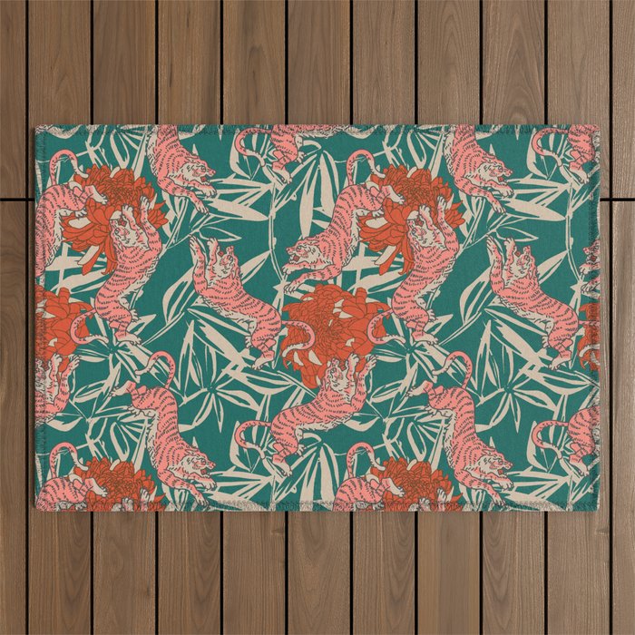 BENGAL KUMA TIGER Outdoor Rug Gallery Image 1