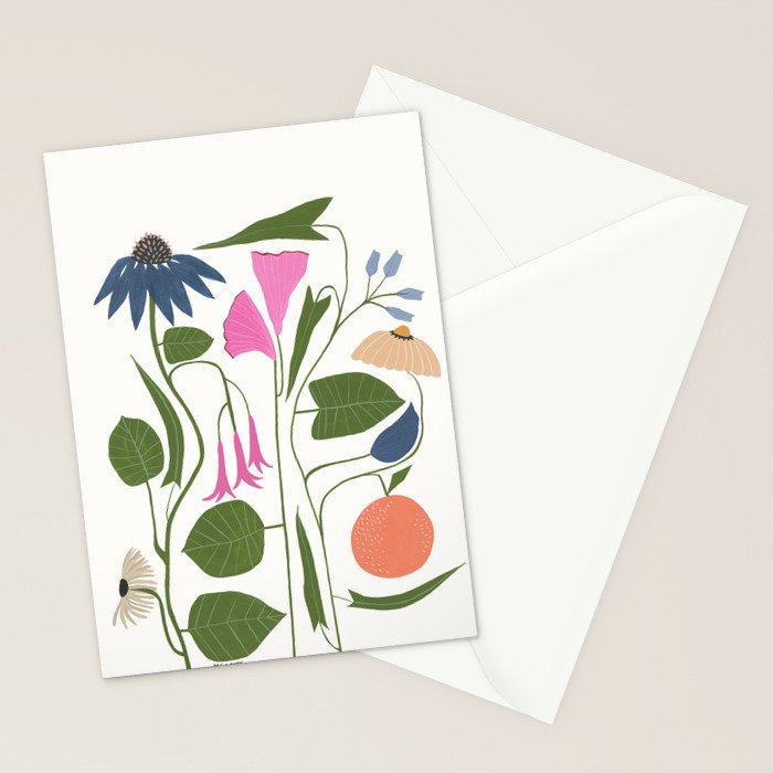 Florence Floral Stationery Card Gallery Image 2