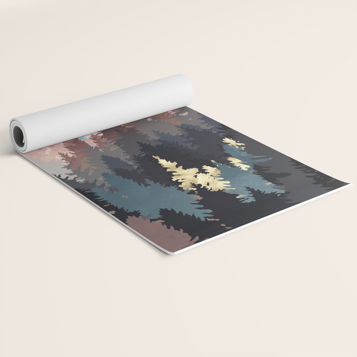 Spring Forest Light Yoga Mat Gallery Image 2