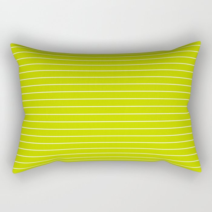 Minimal Arch XXIII Lime Green Modern Geometric Lines Rectangular Pillow Gallery Image 1
