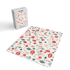 Vintage Christmas baubles white background Jigsaw Puzzle Gallery Image 2