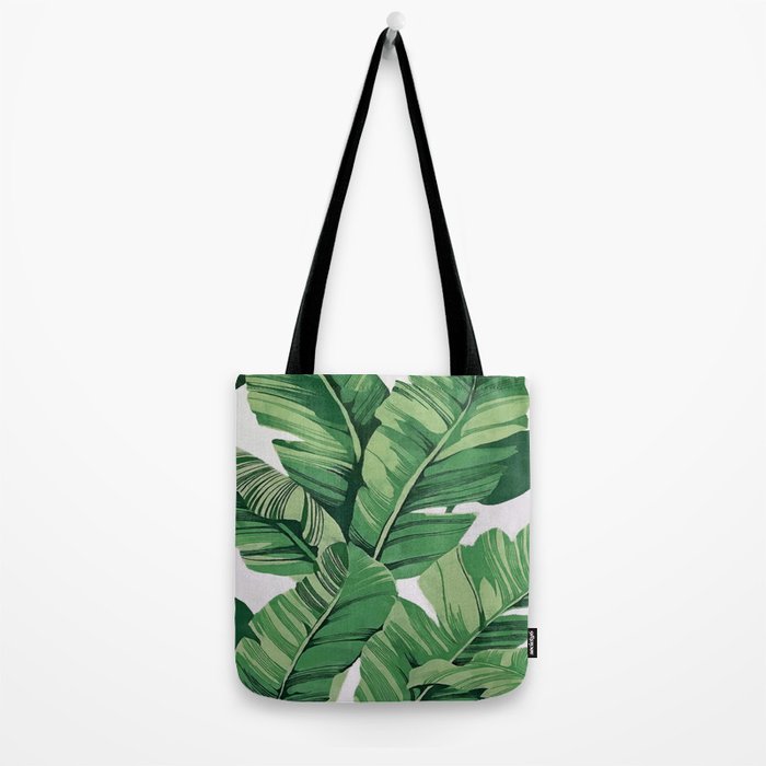 Tropical banana leaves VI Tote Bag Gallery Image 2
