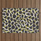 City life connections moonless night Outdoor Rug Gallery Image 1