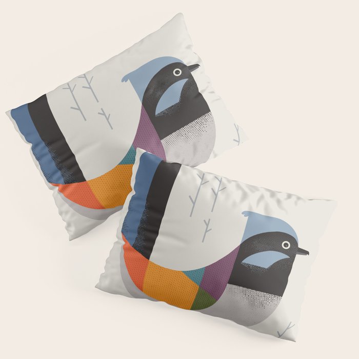 Superb Fairywren Pillow Sham Gallery Image 3