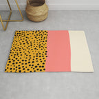 Cheetah & Peach | PATTERN 04: The Retro Edition Rug Gallery Image 1