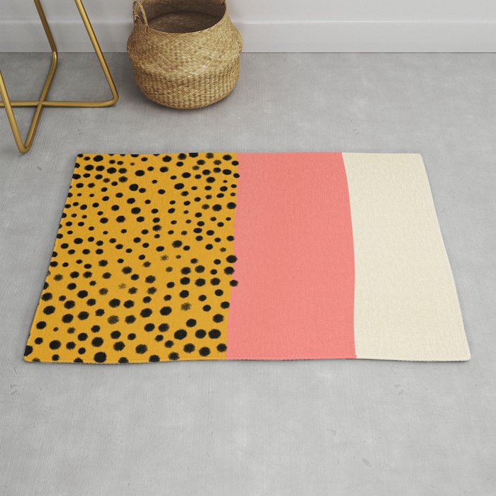 Cheetah & Peach | PATTERN 04: The Retro Edition Rug Gallery Image 1