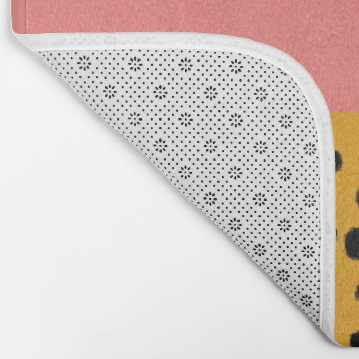 Cheetah & Peach | PATTERN 04: The Retro Edition Bath Mat Gallery Image 2