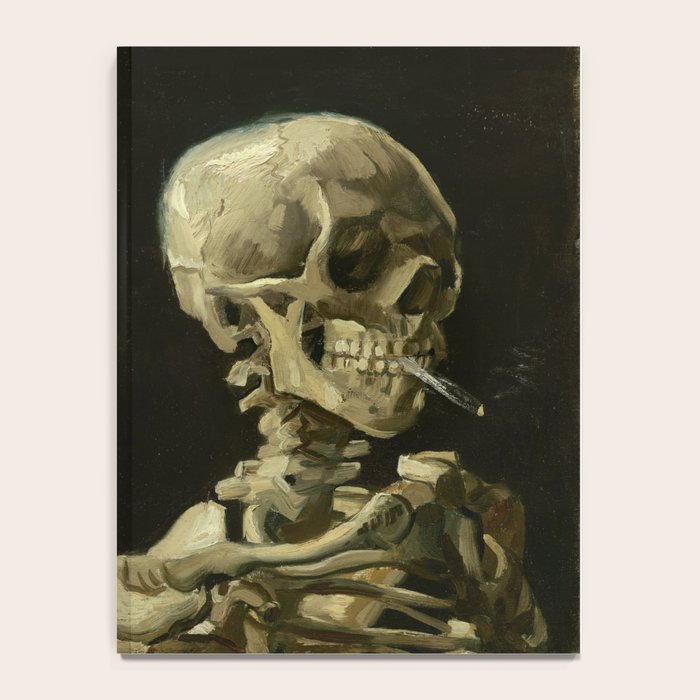 Vincent van Gogh - Skull of a Skeleton with Burning Cigarette Notebook Gallery Image 4