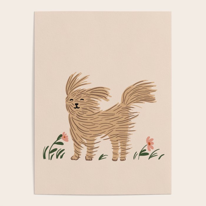 Easy breezy wind day dog Poster Gallery Image 4