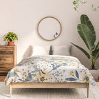 Spring Wildflowers, Floral Prints, Yellow and Gray Comforter Gallery Image 3