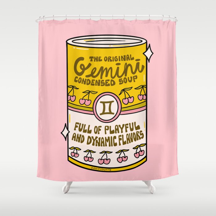 Gemini Soup Shower Curtain Gallery Image 1