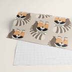 Whimsical Raccoon Wrapping Paper Gallery Image 2