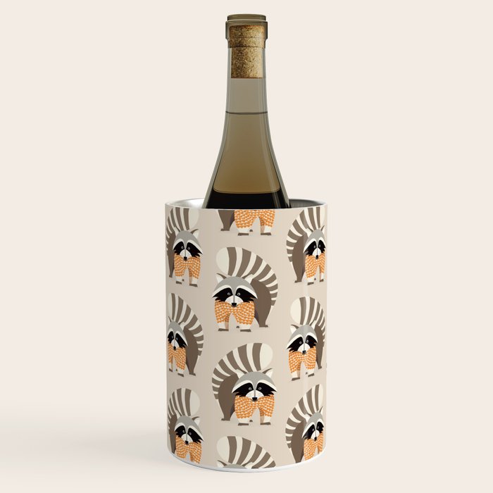 Whimsical Raccoon Wine Chiller Gallery Image 1
