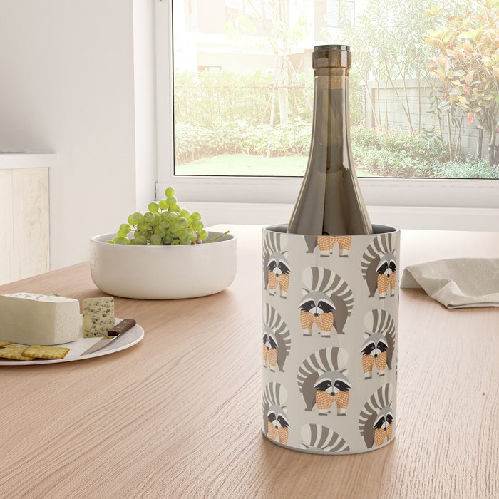 Whimsical Raccoon Wine Chiller Gallery Image 4