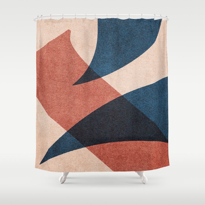 ABSTRACT ALPHABET / Gothic D Shower Curtain Gallery Image 1