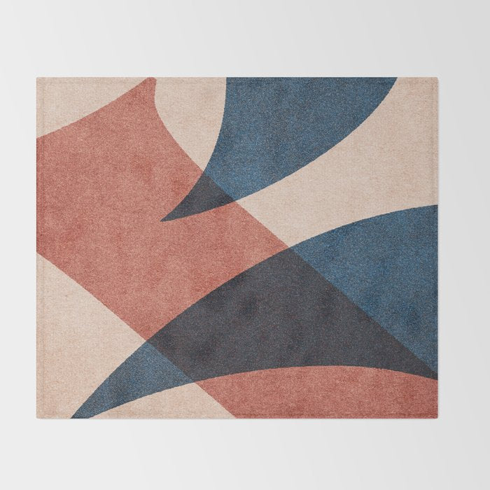 ABSTRACT ALPHABET / Gothic D Throw Blanket Gallery Image 2
