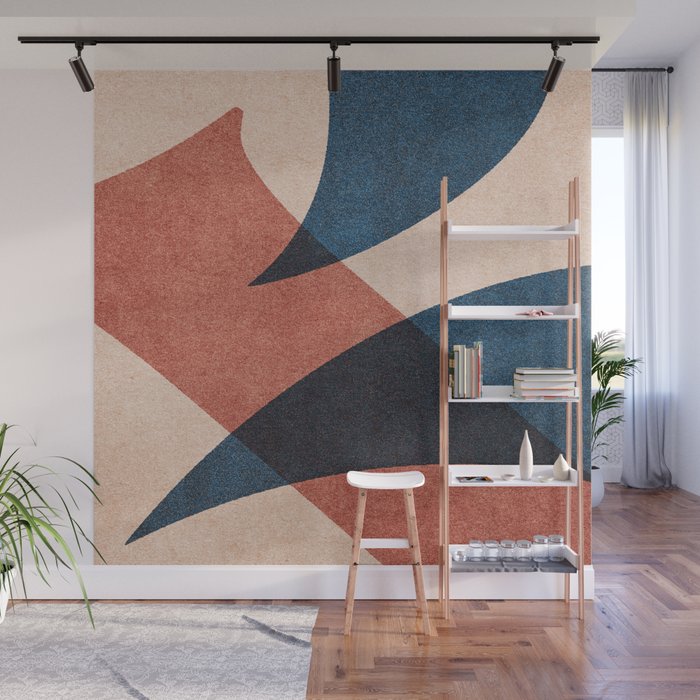 ABSTRACT ALPHABET / Gothic D Wall Mural Gallery Image 1